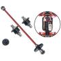 F Fityle 1/12 RC Car Metal Upgrade Parts Differential Mechanism Gear Motor Gear Central Drive Shaft Kit for WLtoys 124018 124019 Spare Repair Accs Replacement - 4pcs Red