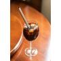StrawPanda Metal Straws Variety Pack of Six Straws Boba, Long and Regular Sized Reusable Drinking Straws with cleaning brushes and StrawPanda carrying case