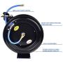 A A IN AA039W 300 PSI Heavy Duty Air Hose Reel With 50FT Auto Rewind Premium Retractable air hose, Air Hose Reel Wall Mount 3/8'' Flexible Hybrid Hose