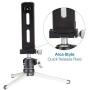 AFVO Aluminum Tripod Mount Tablet Clamp Holder for iPads 7.9''~12.9'' for iPad Mini for iPad Pro etc