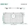 Serene Valley Sink Bottom Grid 26'' X 13'', Rear Drain with Corner Radius 3/8'', Sink Protector SVH2613R Serene Valley Sink Bottom Grid 26'' X 13'', Rear Drain with Corner Radius 3/8'', Sink Protector SVH2613R