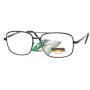SA106 Rectangular Metal Frame Multi 3 Focus Progressive Reading Glasses