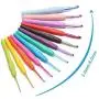 Crochet Hook Set Ergonomic ,Soft Handle Needles for Crocheting 12pcs Yarn Knitting kit with Case ,Coloured 2mm(B)-8mm(L) hooks for arthritic hand Best Gift for Women Crochet Hook Set Ergonomic ,Soft Handle Needles for Crocheting 12pcs Yarn Knitting kit with Case ,Coloured 2mm(B)-8mm(L) hooks for arthritic hand Best Gift for Women