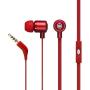 Wicked Audio Panic Earbuds with Metal Housing and Enhanced Bass, (Burn)