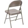 Flash Furniture HERCULES Series Double Braced Gray Metal Folding Chair
