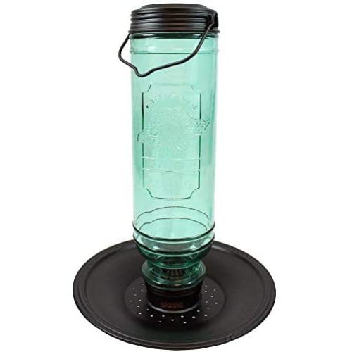 More Birds 28IN 281IN Feeder, 1.5 lb Seed Capacity, Brown