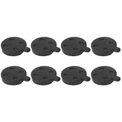 Brake Pads,4 Pairs Red Copper Semi Metal Brake Disc Rotor Pad Replacement Parts for 10in Electric Scooter