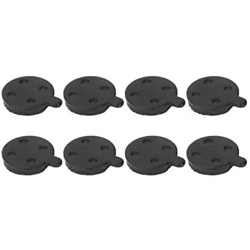 Brake Pads,4 Pairs Red Copper Semi Metal Brake Disc Rotor Pad Replacement Parts for 10in Electric Scooter