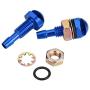 2pcs Windshield Washer Nozzle, Keenso Universal Car Auto Windshield Wiper Spray Jet Nozzle Replacement Kit(Blue)