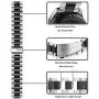TRUMiRR Band Sets For Samsung Galaxy Watch 46mm / Galaxy Watch 3 45mm / Gear S3, 22mm Solid Stainless Steel Metal + Mesh Loop Watchband Quick Release Strap for TicWatch Pro, Fossil Mens Gen 4 Explorist HR