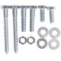 Attic Ladder Spreader Hinge Arms Replacement Kit for Werner 55-1 2006 and Older - (Pair)