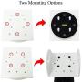 Adjustable Weatherproof Outdoor Metal Wall Mount for Ring Spotlight Cam Wired - White (1 Pack)