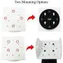 Adjustable Weatherproof Outdoor Metal Wall Mount for Ring Spotlight Cam Wired - White (1 Pack) Adjustable Weatherproof Outdoor Metal Wall Mount for Ring Spotlight Cam Wired - White (1 Pack)
