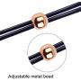 Jdesun 20 Pieces Eyeglass Chain Ends,Adjustable Metal Bead Rubber Ends Connectors for Eye Glasses Holder Necklace Chain