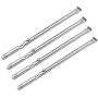 BBQration 4-Pack 14 3/8 Inch SSA476A Stainless Steel Burner Replacement for Charbroil 463240015, 463240115, 463242515, 463242715, 463242716, 463276016, 463343015, Tube Pipe Burner Replacement Part