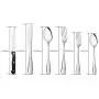 Teivio 56-Piece Silverware Set, Flatware Set Mirror Polished, Dishwasher Safe Service for 8, Include Knife/Fork/Spoon/Steak Knife/Extra Teaspoons