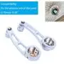 Honhill 2Pcs Slivery Car Window Winder Glass Crank Handle Aluminium Knobs Metal Universal with Adapter Honhill 2Pcs Slivery Car Window Winder Glass Crank Handle Aluminium Knobs Metal Universal with Adapter
