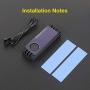 Obobb Aio Cooler,SSD Cooling Fan OLED Screen Heat Sink for Hard Drive M.2 Heatsink Computer Cooler Nvme Heatsink