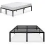 Olee Sleep 18'' Heavy Duty Queen Steel Slat, No Box Spring Needed, Black Olee Sleep 18'' Heavy Duty Queen Steel Slat, No Box Spring Needed, Black