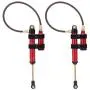 Vbest life 2pcs RC Car Shock Damper, Metal Spring Shock Damper Fit for SCX10 D90 TRX4 1/10 RC Car