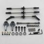 F Fityle Metal Gear Upgrade Bridge Axle Kits for WPL B14 B24 B-24 B16 B36 Q60 1:16 Scale RC Crawler Car Parts Front Rear Axle Pull Rods Bearing Accs