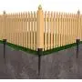 MTB Fence Post Anchor Ground Spike Metal Black Powder Coated 24 x 4 x 4 Inches Outer Diameter (Inner Diameter 3.5 x3.5 Inches), Pack of 4 MTB Fence Post Anchor Ground Spike Metal Black Powder Coated 24 x 4 x 4 Inches Outer Diameter (Inner Diameter 3.5 x3.5 Inches), Pack of 4