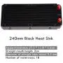 EBTOOLS Water Cooling Kit, DIY All-in-one Liquid CPU Cooler Set-240mm Heat Sink CPU/GPU Block Pump Reservoir LED Fan, Water Cooling System for PC Computer