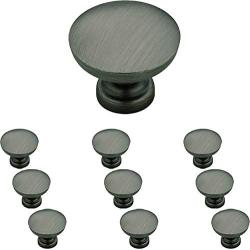 Franklin Brass P29523K-904-B, Fulton Drawer Knobs Cabinet Hardware Collection, Cabinet Knobs, 1-3/16 in., Gunmetal, 10 pack