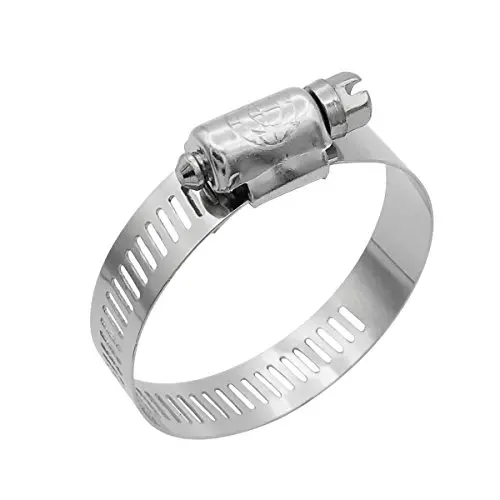 Cambridge Worm Gear Hose Clamps SAE Size 28, Adjustable 1 5/16-in to 2 1/4-in, Stainless Steel Band and Housing, Zinc Plated Screw, 10 Pack Cambridge Worm Gear Hose Clamps SAE Size 28, Adjustable 1 5/16-in to 2 1/4-in, Stainless Steel Band and Housing, Zinc Plated Screw, 10 Pack