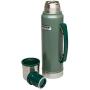 Stanley Classic Vacuum Insulated Wide Mouth Bottle - BPA-Free 18/8 Stainless Steel Thermos for Cold and Hot Beverages – Keeps Liquid Hot or Cold for Up to 24 Hours