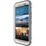 OtterBox Defender Case for HTC One M9 - Retail Packaging - Glacier (White/Gunmetal Grey)