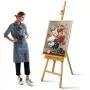 BAHOM Adjustable Art Easel for Adults Painting Beechwood, Artist Easel Stand for White Board Painting Canvas Wedding Hold Up to 48”
