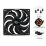 Conisy 120 mm PWM PC Case Fan, 4 Pin 800-2000 RPM Adjustable High Airflow Cooling Fan for Computer Coolers and Radiators System (Multicolor)
