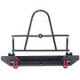 EAPTS RC Car Bumper,RC Crawler Bumper,Metal Front Rear Bumper with Led Lights for 1/10 RC Car Crawler Axial SCX10 90046 SCX10 III AXI03007 TRX4 TRX-4 Car Accessories RC Parts Kit