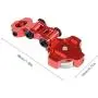 Dilwe 2Pcs RC Car Magnetic Body Post Mount, Metal Magnetic Stealth Body Post Mount for Traxxas/HSP/Redcat/Tamiya/Axial SCX10/D90/HPI RC Car(Red)