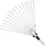 Buyplus Adjustable Garden Leaf Rake - 24 to 63 Inch Telescopic Metal Rake, Expandable Folding Leaves Rake for Lawn Yard, Flowers Beds and Roof Buyplus Adjustable Garden Leaf Rake - 24 to 63 Inch Telescopic Metal Rake, Expandable Folding Leaves Rake for Lawn Yard, Flowers Beds and Roof