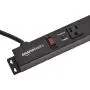 Amazon Basics Heavy Duty Metal Surge Protector Power Strip with Mounting Brackets - 12-Outlet, 600-Joule (15A On/Off Circuit Breaker) Amazon Basics Heavy Duty Metal Surge Protector Power Strip with Mounting Brackets - 12-Outlet, 600-Joule (15A On/Off Circuit Breaker)