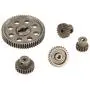 5pcs Steel Diff Differential Main Metal Spur Gears Pinions for HSP HPI Redcat 1/10 RC Car, 64T/21T/29T/17T/26T