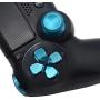 TOMSIN Metal Buttons for PS4 Controller Gen 1, Aluminum Metal Thumbsticks Analog Grip & Bullet Buttons & D-pad & L1 L2 R1 R2 Triggers for DualShock 4 Controller (Blue)