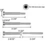 CKE 40 Pack Stainless Steel Invisible Receiver and Swage Stud End for 3/16 Inch Cable Railing, Deck Stair Threaded End Fitting for Wood & Metal Post