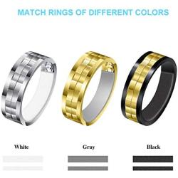 Invisible Ring Size Adjuster with Silver Polishing Cloth ,Jewelry Guard, Tightener ,Spacer, Sizer, Fitter,Reducer for Wide Rings,Multi-Size Ring Resizer,Set of 54+3 PCS