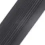 Garage Door Seals Bottom Rubber Weather Stripping Kit Seal Strip Replacement,Universal Weatherproof Threshold Buffering Sealing Rubber 5/16'' T Ends, 3 3/4'' Width (10 Ft, Black)