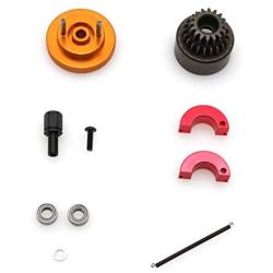 YU-NIYUT 1Set Flywheel Clutch Bell 16T 21T Shoes Spring Ball Bearings Nitro Engine Parts RC Vehicle Modification Fun for Adults and Kids