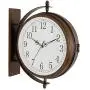 Bestime 17inch Metal Case Double Side Clock. Antique Copper Look. Indoor/Outdoor Garden