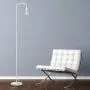 O’Bright Industrial Floor Lamp for Living Room, Metal Lamp, UL Certified Ceramic E26 Socket, Minimalist Design for Decorative Lighting, Stand Lamp for Bedroom/Office/Dorm, ETL Listed (White)