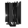 Zalman CNPS 10X Performa Blackout, Extreme Performance CPU Cooler, Powerful 135mm Annular Fan, Asymmetric Heatpipes - Black