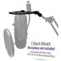 AUPHONIX PRO Microphone Shock Mount – Shockmount Compatible w/Blue Yeti, Yeti Pro, & Snowball Mic