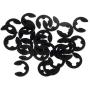Flameer 30pcs 02037 Metal E-Clip φ2.5 2.5mm for HSP 1/10 RC Vehicle Toys Spare Parts
