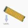 2 pcs Applicable m.2 nvme ssd 2280 Heatsinks Gold