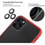 ETESTAR iPhone 11 Pro Max Camera Lens Protector, Metal Lens Cover Glass Ring Film Coverage Dust Proof Anti-Scratch Case Friendly for iPhone 11 6.1 / 11 Pro 5.8/ 11 Pro Max 6.5'' [Set of 3] - Black